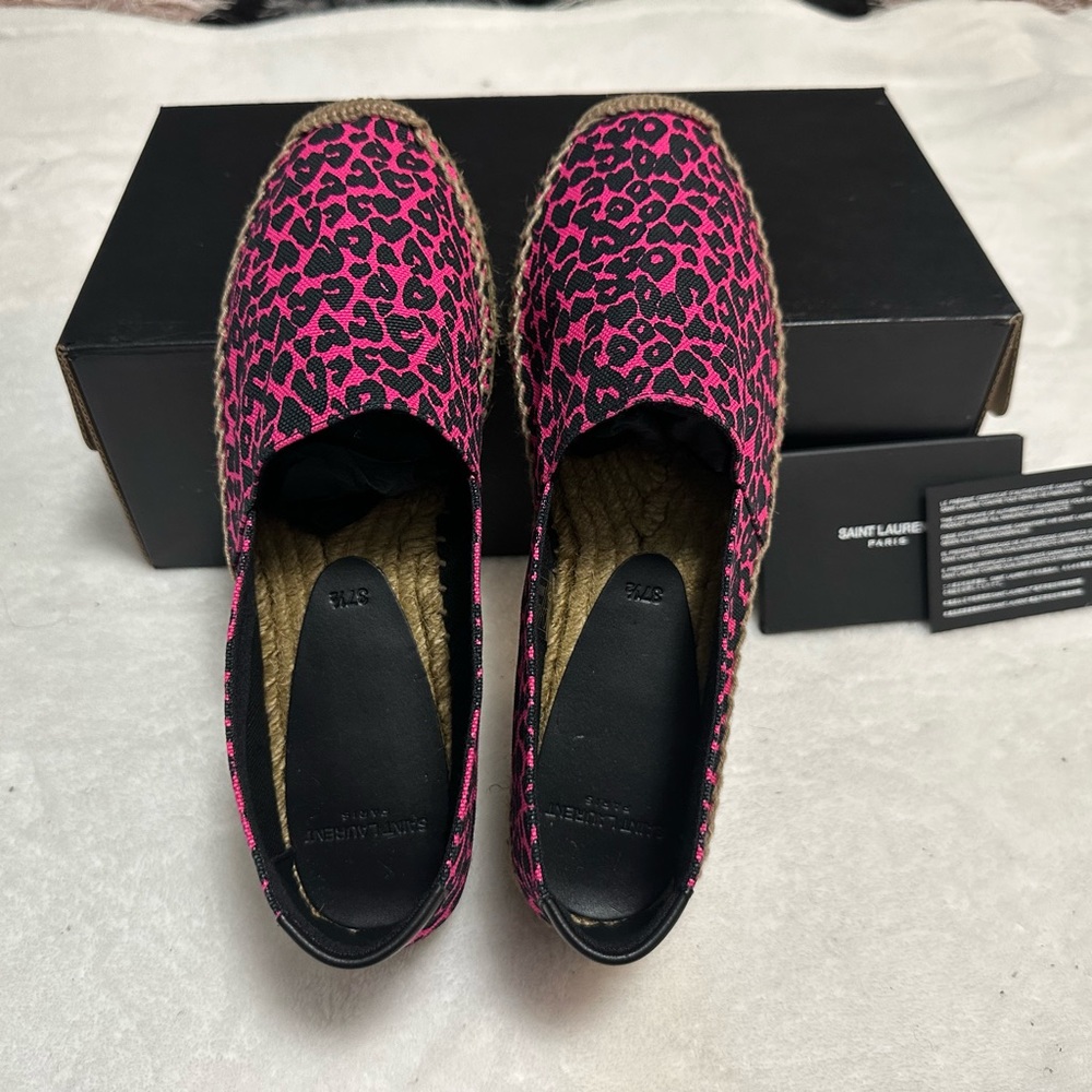 Saint Laurent Women’s Signature Espadrille Flats